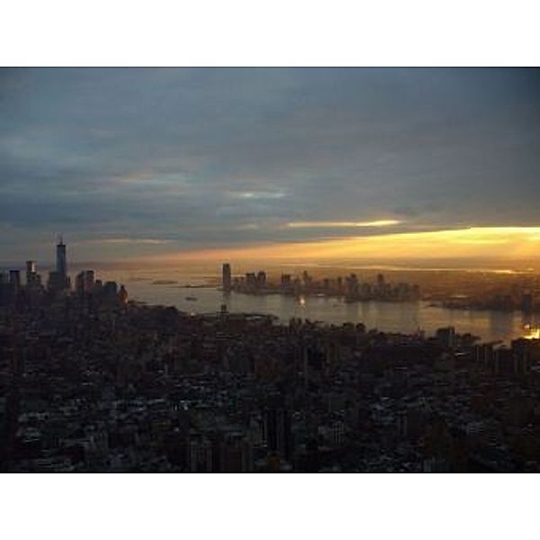 Sonnenuntergang Manhattan New York - 100 Teile (Puzzle)