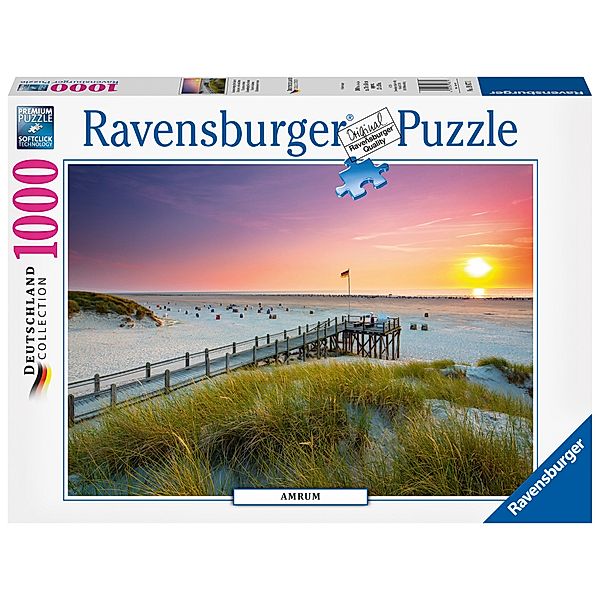 Ravensburger Verlag Sonnenuntergang über Amrum Puzzle 1000 Teile