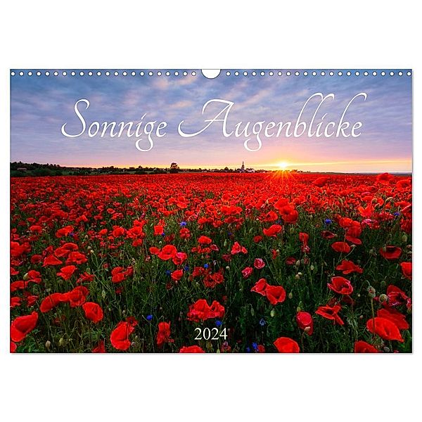 Sonnige Augenblicke (Wandkalender 2024 DIN A3 quer), CALVENDO Monatskalender, Daniela Beyer (Moqui)