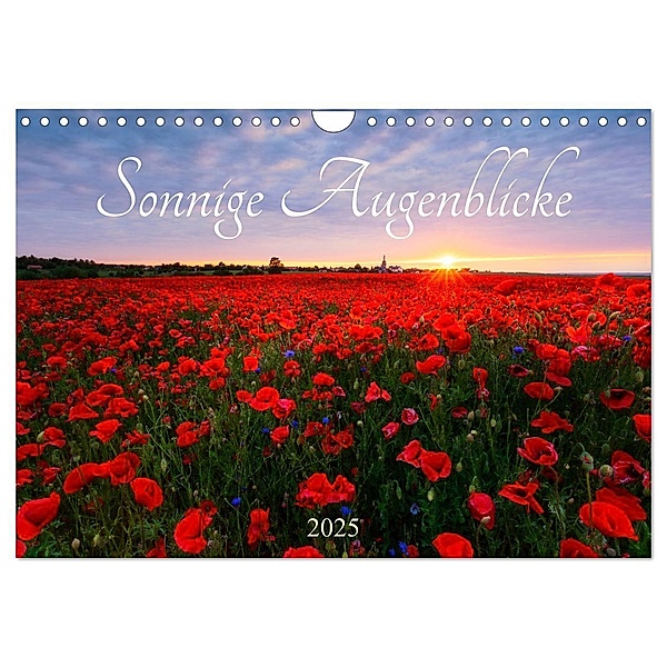 Sonnige Augenblicke (Wandkalender 2025 DIN A4 quer), CALVENDO Monatskalender, Calvendo, Daniela Beyer (Moqui)