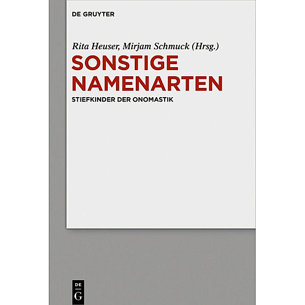 Sonstige Namenarten