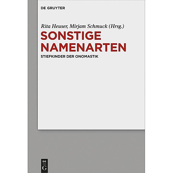 Sonstige Namenarten