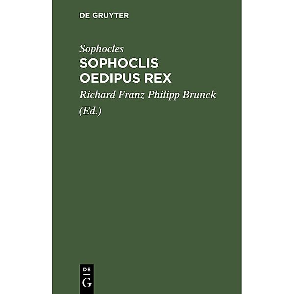 Sophoclis Oedipus Rex, Sophocles