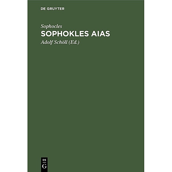 Sophokles Aias, Sophocles