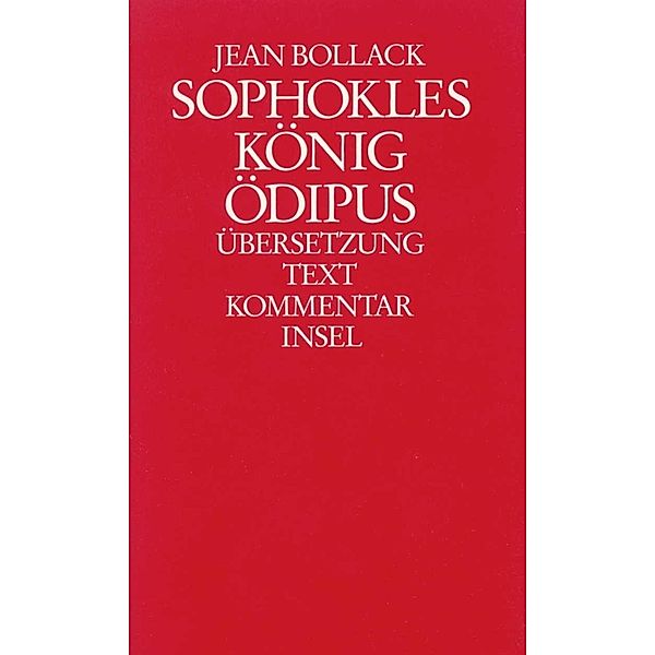 Sophokles, König Ödipus, 2 Bde., Jean Bollack