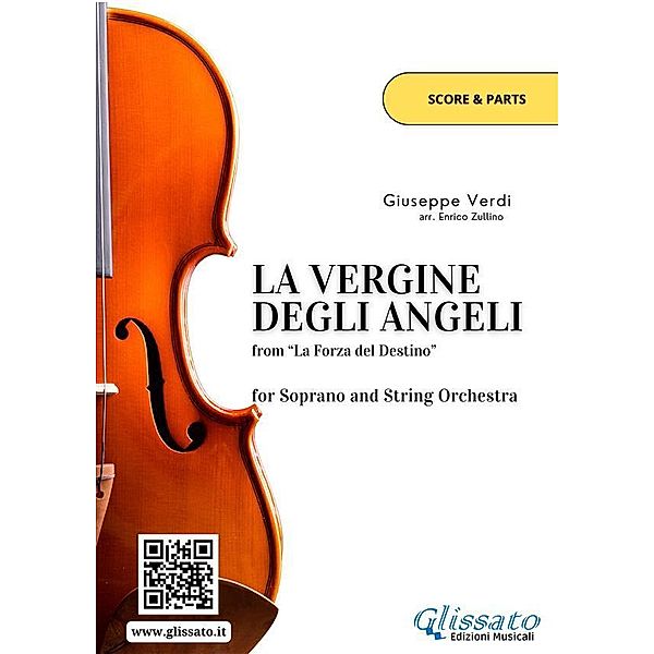 Soprano and String Quintet / Orchestra La Vergine degli Angeli (score and parts), Giuseppe Verdi