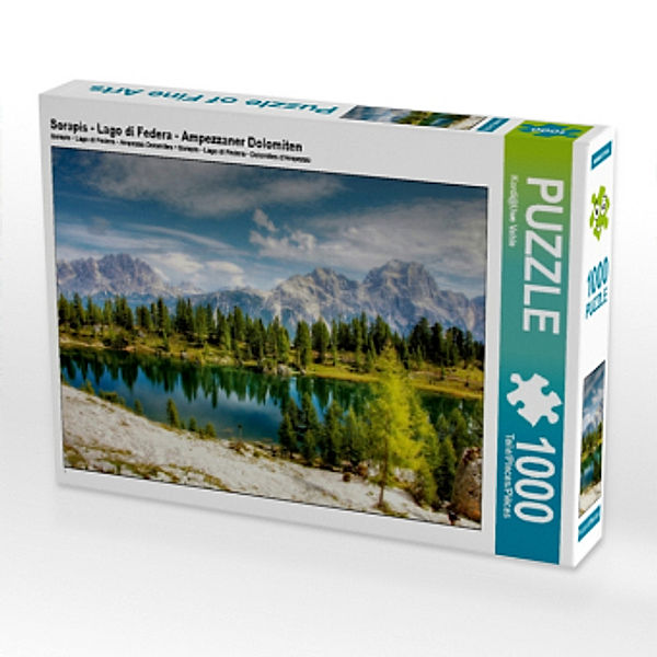 Sorapis - Lago di Federa - Ampezzaner Dolomiten (Puzzle), kordi@uwe vahle