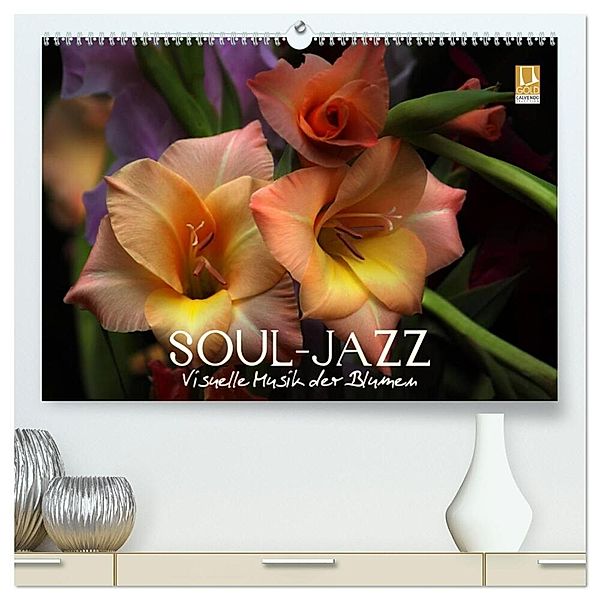 Soul-Jazz - Visuelle Musik der Blumen (hochwertiger Premium Wandkalender 2024 DIN A2 quer), Kunstdruck in Hochglanz, Vronja Photon (Veronika Verenin)