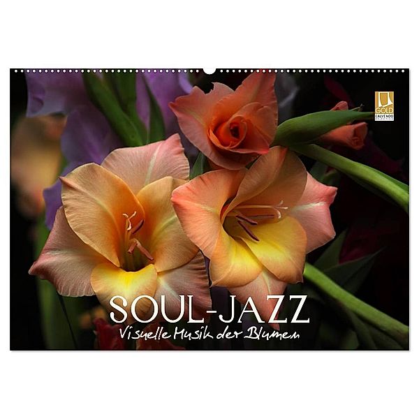 Soul-Jazz - Visuelle Musik der Blumen (Wandkalender 2024 DIN A2 quer), CALVENDO Monatskalender, Vronja Photon (Veronika Verenin)