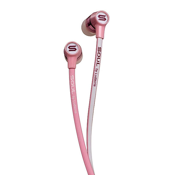 SOUL Ultra Dynamische In-Ear-Kopfhörer SL49, Pink/Weiß