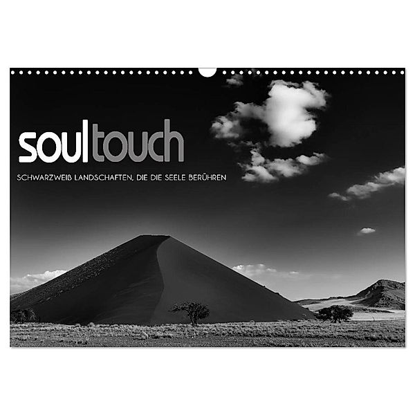 Soultouch - Schwarzweiß Landschaften, die die Seele berühren (Wandkalender 2024 DIN A3 quer), CALVENDO Monatskalender, Denis Feiner