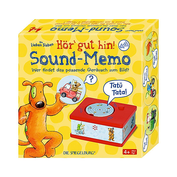 Die Spiegelburg Sound-Memo DIE LIEBEN SIEBEN mit Abspielgerät