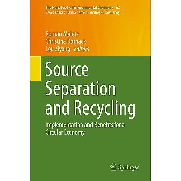 Source Separation and Recycling / The Handbook of Environmental Chemistry Bd.63