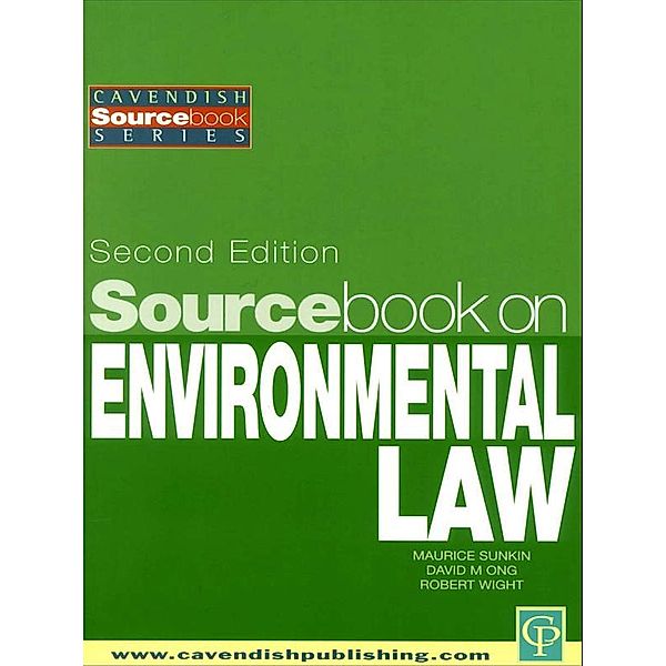 Sourcebook on Environmental Law, Maurice Sunkin