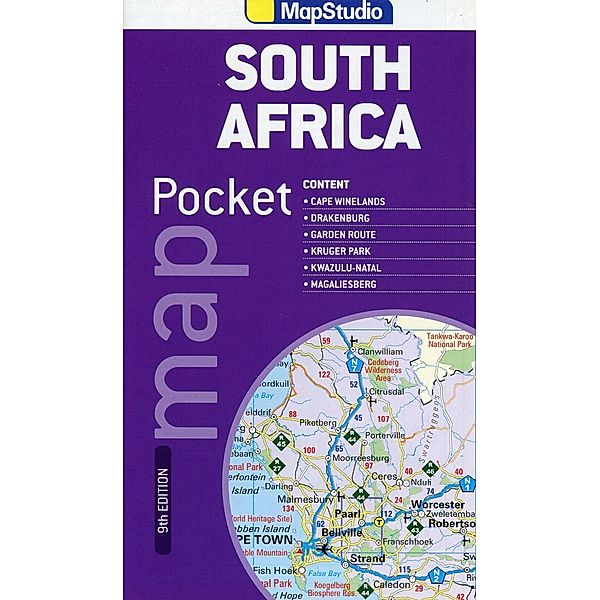 South Africa Pocket Map 1 : 3 600 000