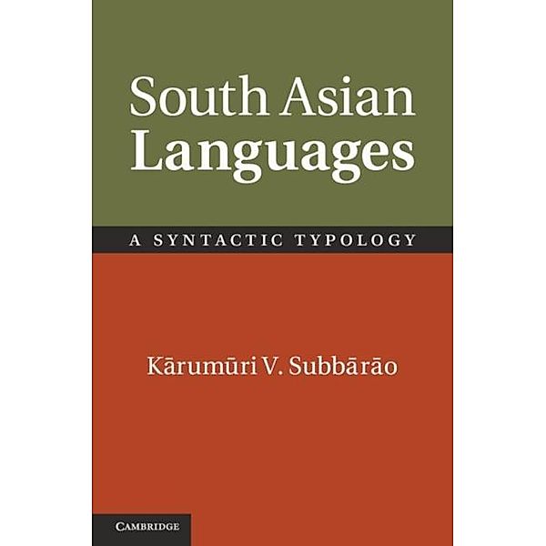 South Asian Languages, Karumuri V. Subbarao