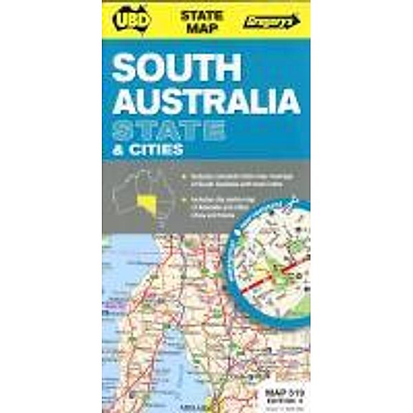 South Australia - State & Cities 1 : 1 900 000