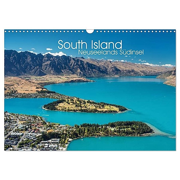 South Island - Neuseelands Südinsel (Wandkalender 2024 DIN A3 quer), CALVENDO Monatskalender, Sebastian Warneke