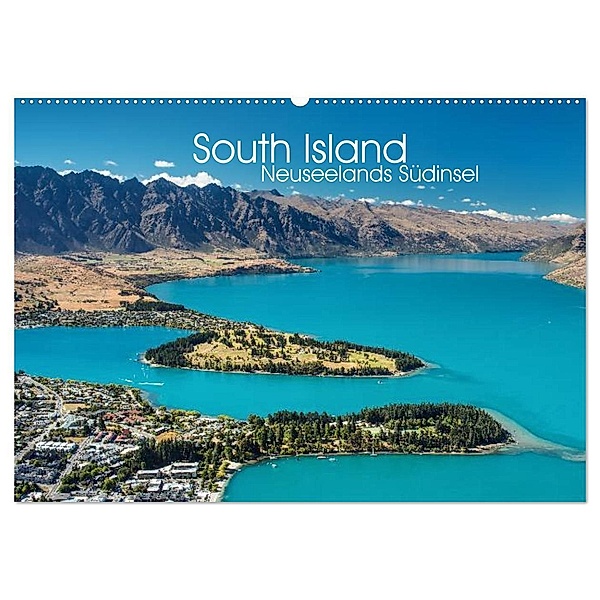 South Island - Neuseelands Südinsel (Wandkalender 2024 DIN A2 quer), CALVENDO Monatskalender, Sebastian Warneke