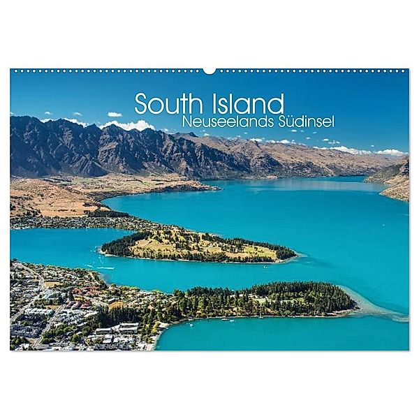 South Island - Neuseelands Südinsel (Wandkalender 2025 DIN A2 quer), CALVENDO Monatskalender, Calvendo, Sebastian Warneke