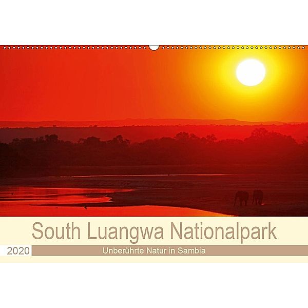 South Luangwa Nationalpark (Wandkalender 2020 DIN A2 quer), Wibke Woyke