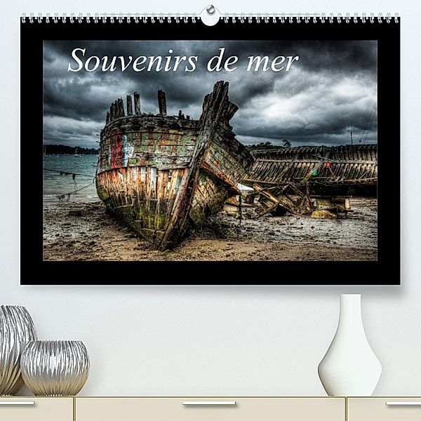 Souvenirs de mer (Premium, hochwertiger DIN A2 Wandkalender 2023, Kunstdruck in Hochglanz), Alain Gaymard