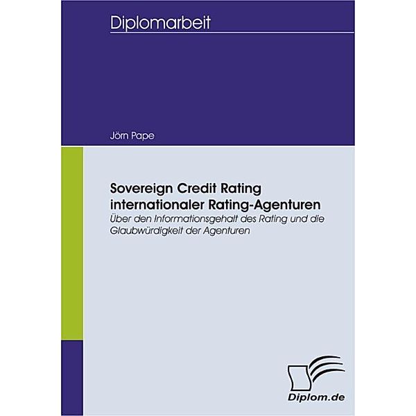 Sovereign Credit Rating internationaler Rating-Agenturen, Jörn Pape