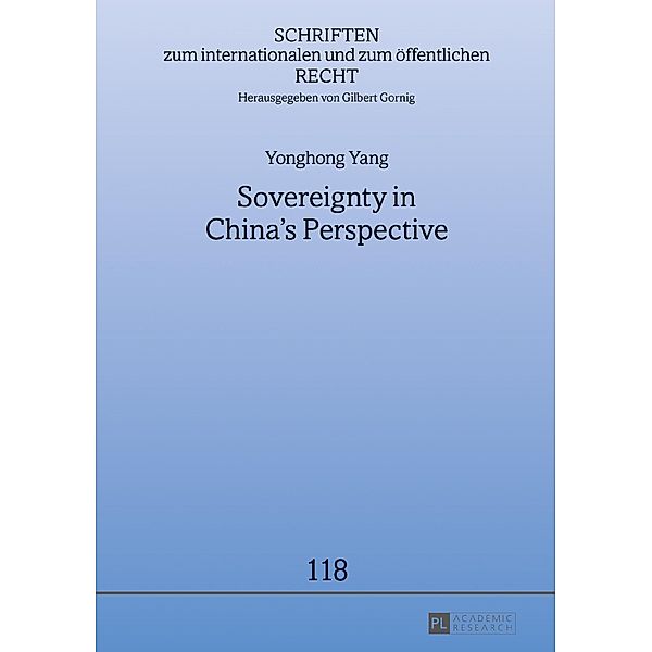 Sovereignty in China's Perspective, Yang Yonghong Yang