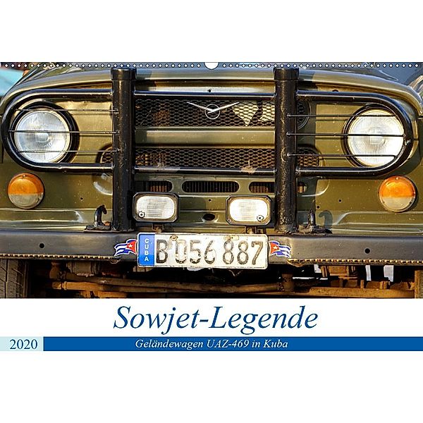 Sowjet-Legende - Der Geländewagen UAZ-469 in Kuba (Wandkalender 2020 DIN A2 quer), Henning von Löwis of Menar
