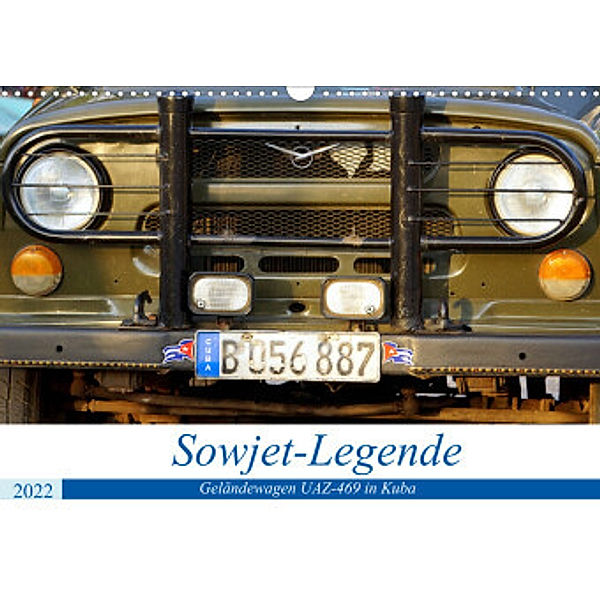 Sowjet-Legende - Der Geländewagen UAZ-469 in Kuba (Wandkalender 2022 DIN A3 quer), Henning von Löwis of Menar, Henning von Löwis of Menar