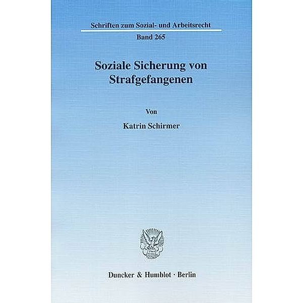 Soziale Sicherung von Strafgefangenen., Katrin Schirmer