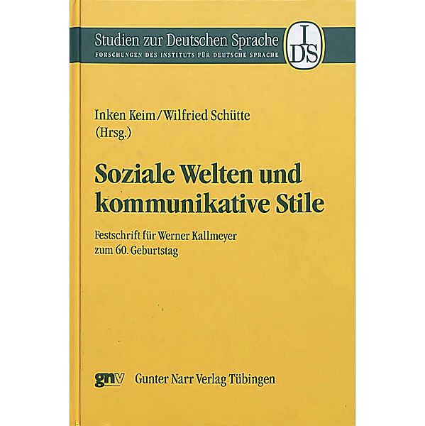 Soziale Welten und kommunikative Stile / Studien zur deutschen Sprache Bd.22