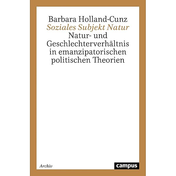 Soziales Subjekt Natur, Barbara Holland-Cunz