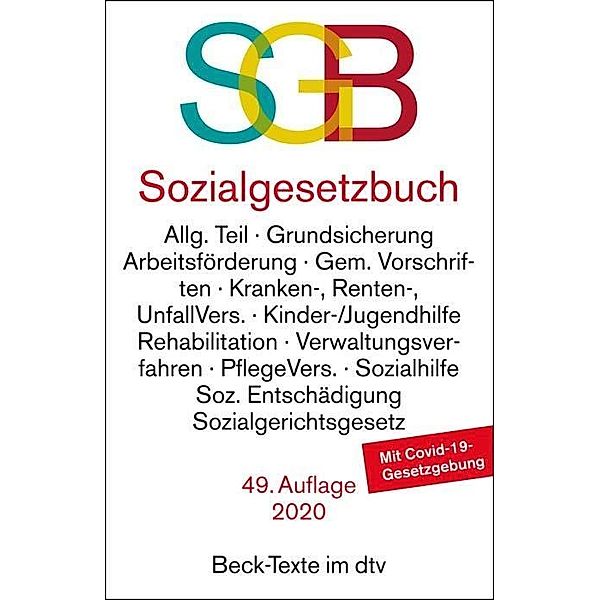 Sozialgesetzbuch mit Sozialgerichtsgesetz, mit Sozialgerichtsgesetz