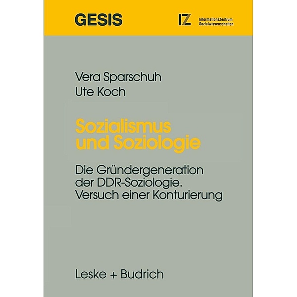 Sozialismus und Soziologie, Vera Sparschuh