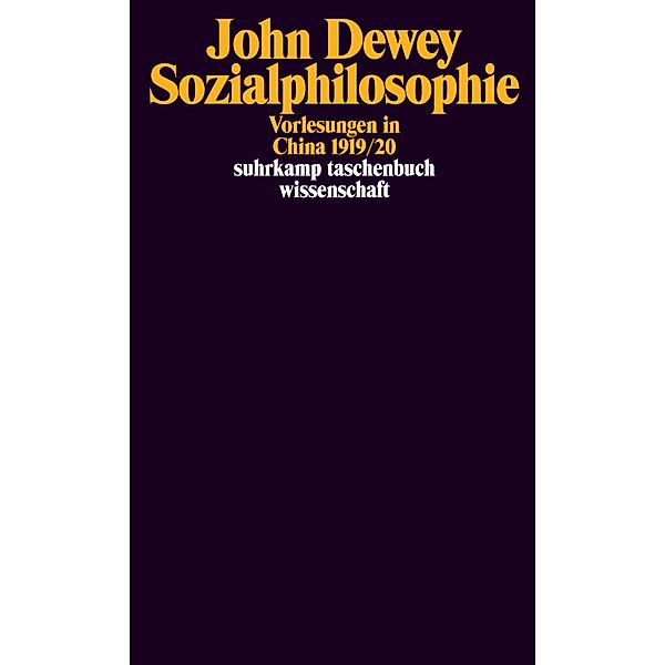 Sozialphilosophie / suhrkamp taschenbücher wissenschaft Bd.2232, John Dewey