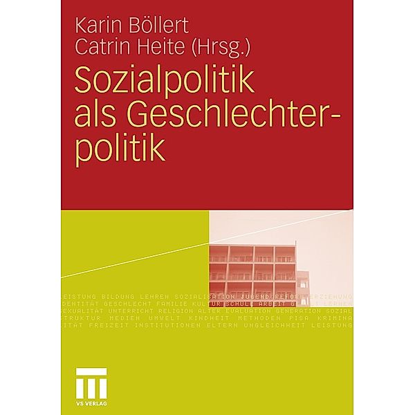 Sozialpolitik als Geschlechterpolitik