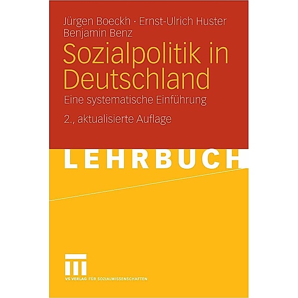 Sozialpolitik in Deutschland, Jürgen Boeckh, Ernst-Ulrich Huster, Benjamin Benz