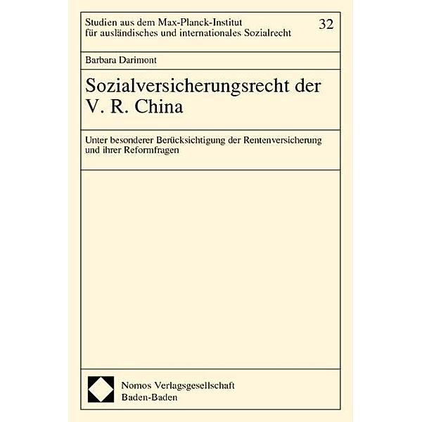 Sozialversicherungsrecht der V.R. China, Barbara Darimont