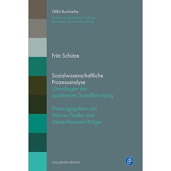 Sozialwissenschaftliche Prozessanalyse / ZBBS-Buchreihe: Studien zur qualitativen Bildungs-, Beratungs- und Sozialforschung, Fritz Schütze