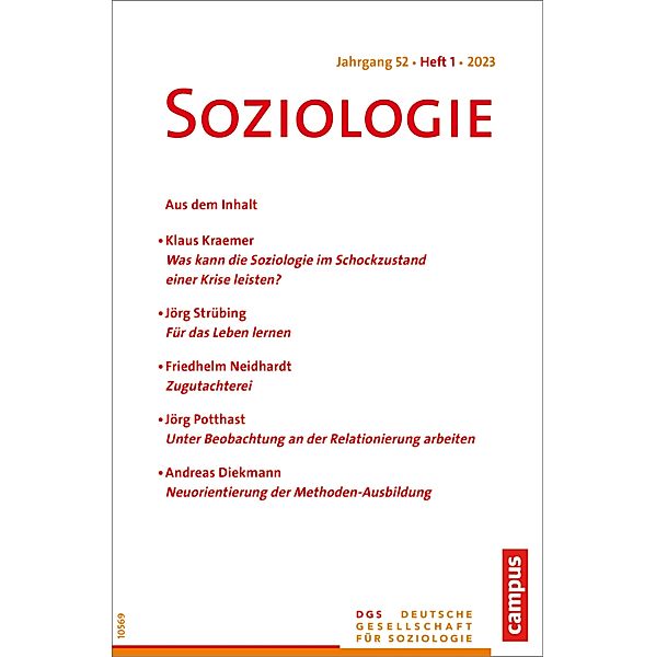 Soziologie 01/2023 / Soziologie