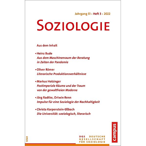 Soziologie 03/2022 / Soziologie