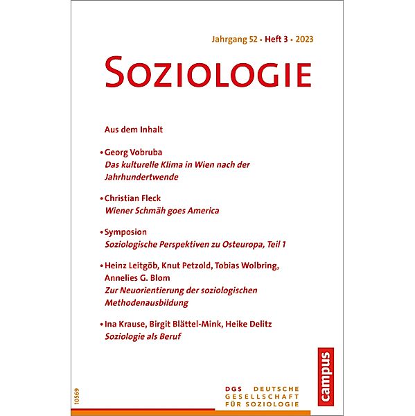 Soziologie 03/2023 / Soziologie