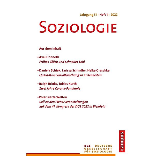 Soziologie 1/2022 / Soziologie