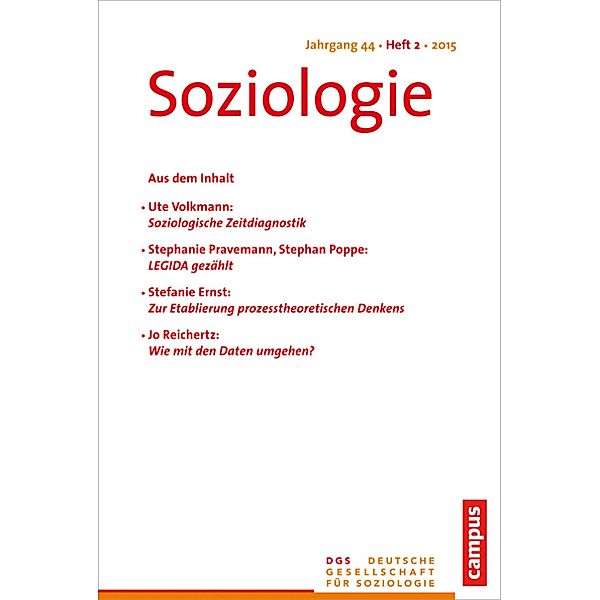 Soziologie 2.2015 / Soziologie Bd.15/2