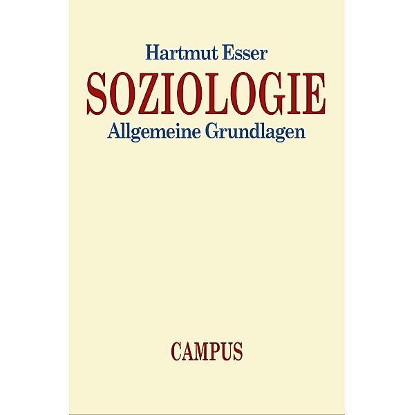 Soziologie, Hartmut Esser
