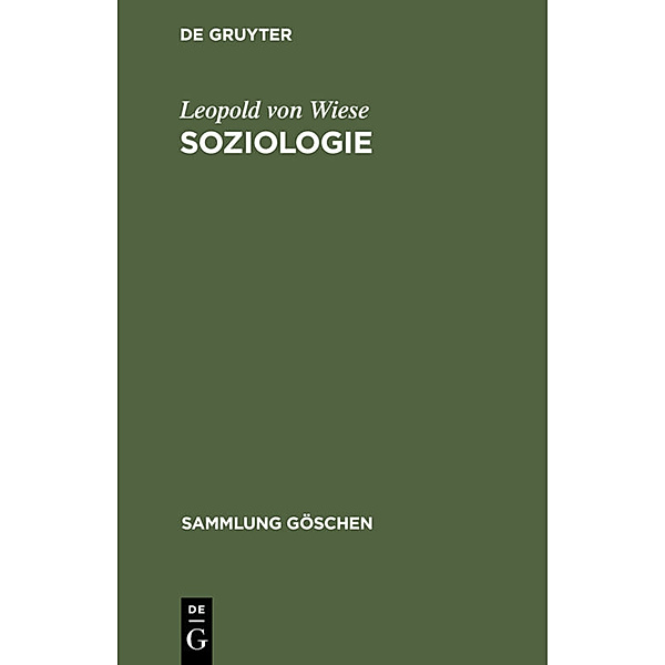 Soziologie, Leopold von Wiese
