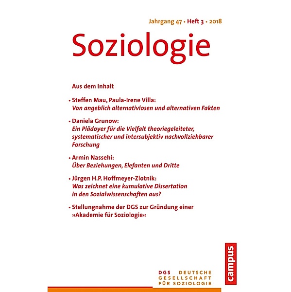 Soziologie 4.2018 / Soziologie Bd.18/4