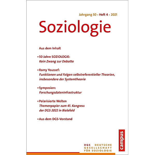 Soziologie 4/2021 / Soziologie