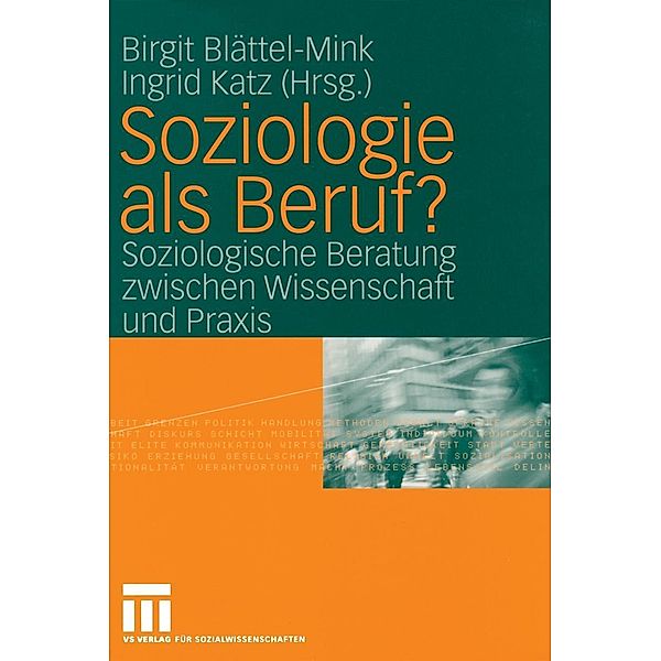 Soziologie als Beruf?